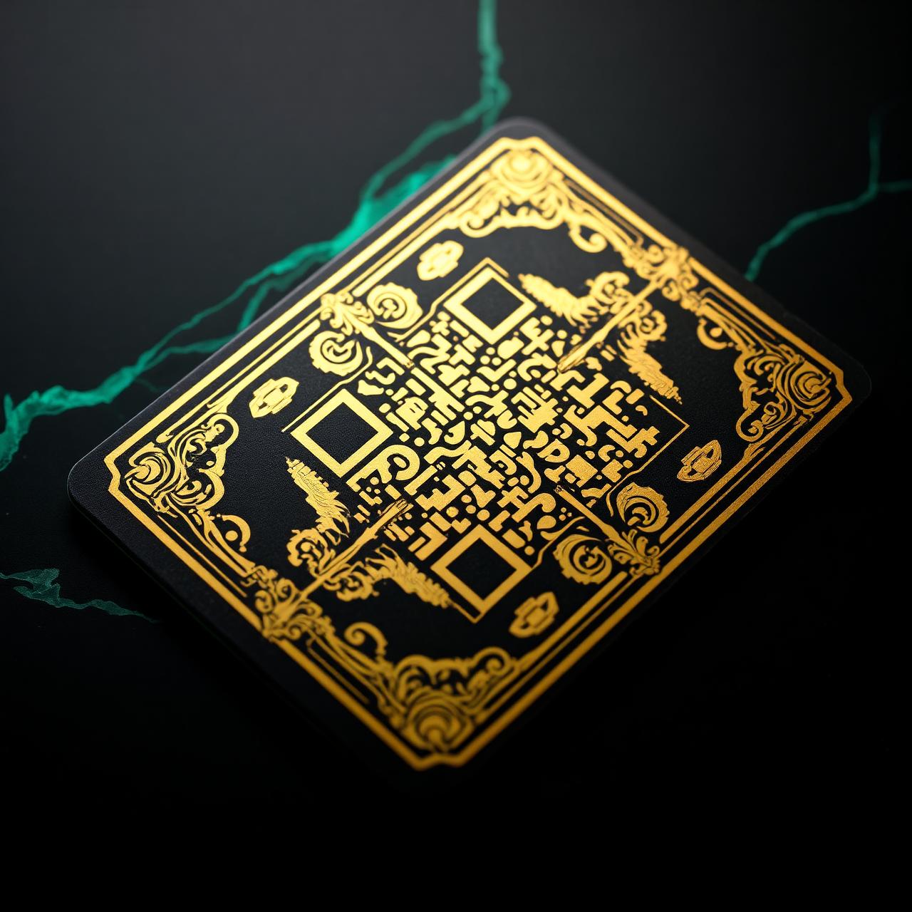 QR de membresía dorado